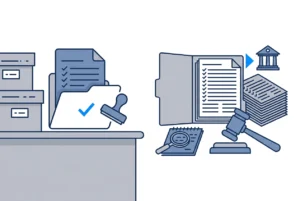 Professional header image for comparison analysis: Settlement Mill vs. Trial Attorney: What Case Preparation...