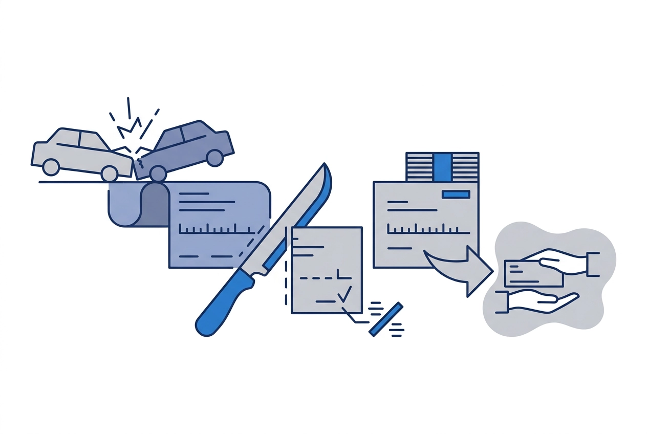 Professional header image for industry analysis: What a 30% Contingency Fee Actually Means for Your Car Ac...
