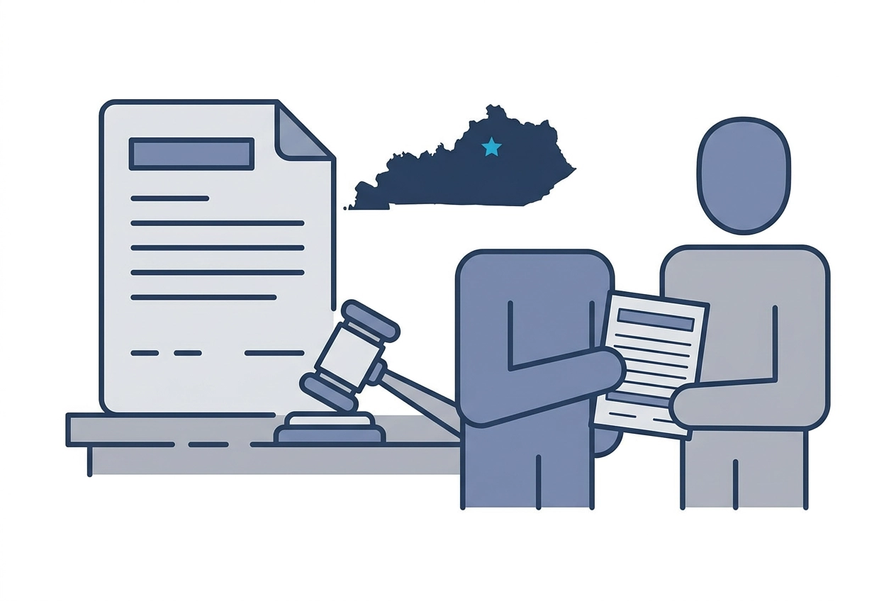 Professional header image for educational tutorial: How Kentucky's Wrongful Death Law Works and Who Can Sue A...